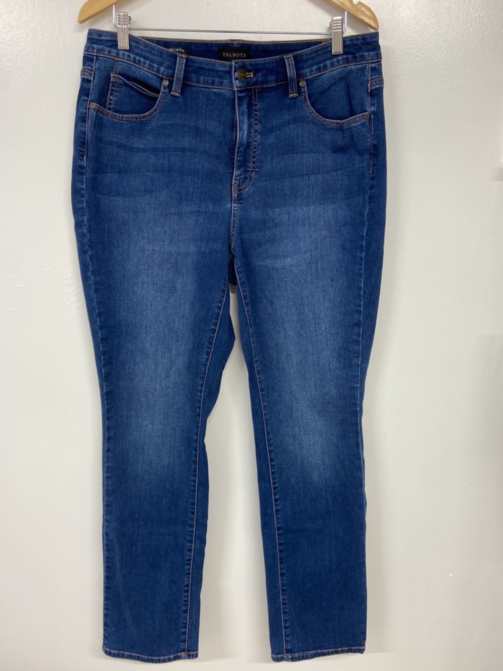 Talbots Straight Leg High Waist Jeans Size 14W